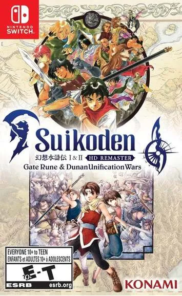 Suikoden I&II HD Remaster Gate Rune and Dunan Unification Wars Switch NSP XCI